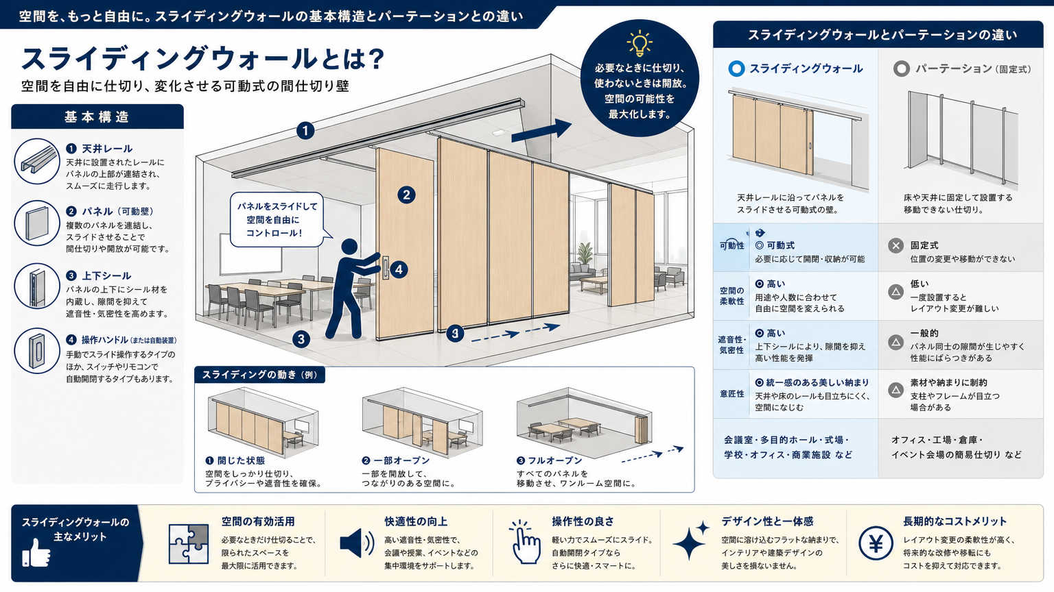 スライディングウォールとは何か