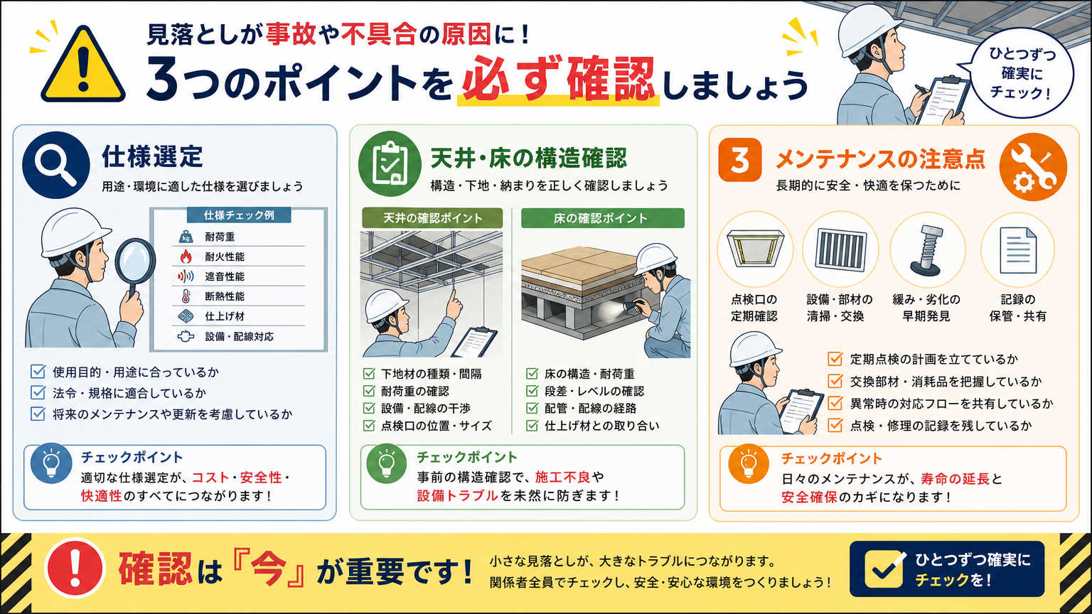 スライディングウォール導入時の注意点